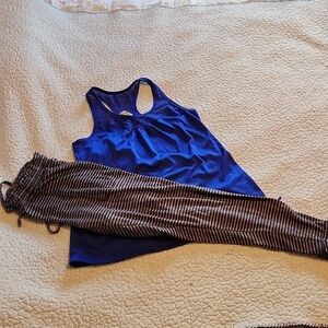 Danskin Activewear tank top and joggers  set